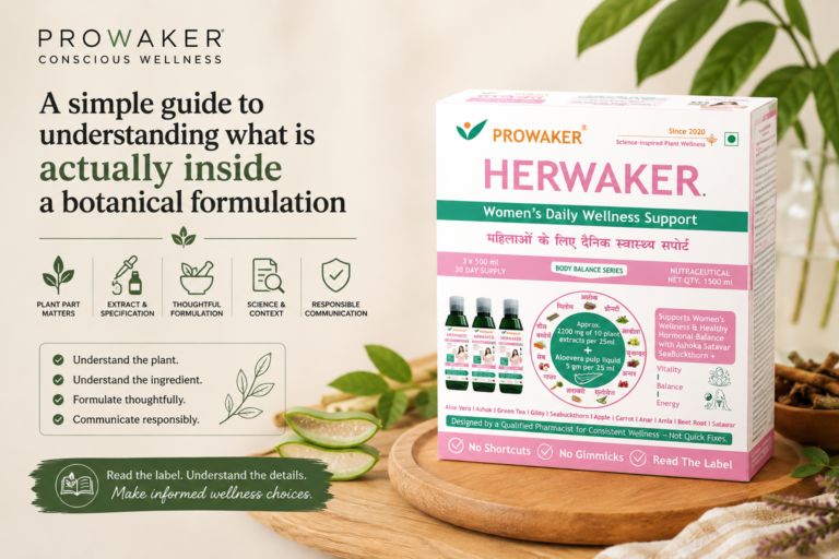 PLANT SCIENCE INSPIRATION FROM PROWAKER WELLNESS INDIA