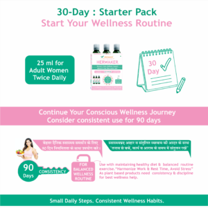 HERWAKER 30-Day Starter Pack Routine. HERWAKER 30-Day Starter Pack and conscious wellness routine